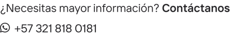 mayor informacion contactanos
